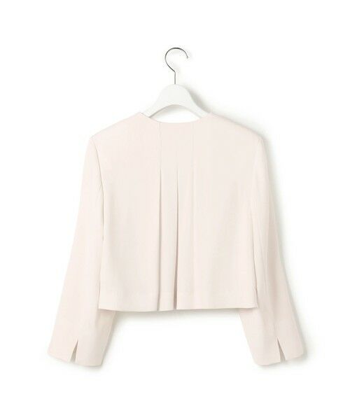 23区 / ニジュウサンク その他アウター | 【APPLAUDIR】クリアジョーゼット コンパクトタックジャケット | 詳細9