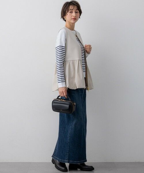 23区 / ニジュウサンク その他アウター | コットンダンボール ペプラム ジレ アウター | 詳細5