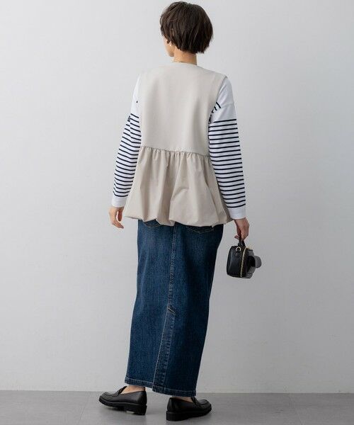 23区 / ニジュウサンク その他アウター | コットンダンボール ペプラム ジレ アウター | 詳細6