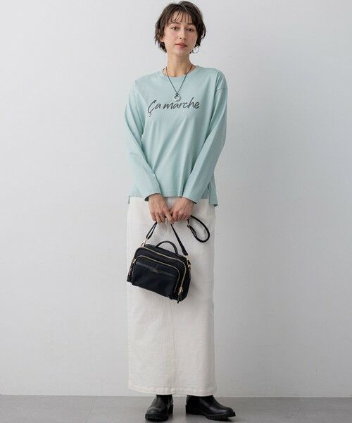 23区 / ニジュウサンク カットソー | Ca marche ロゴ ロングTシャツ | 詳細7