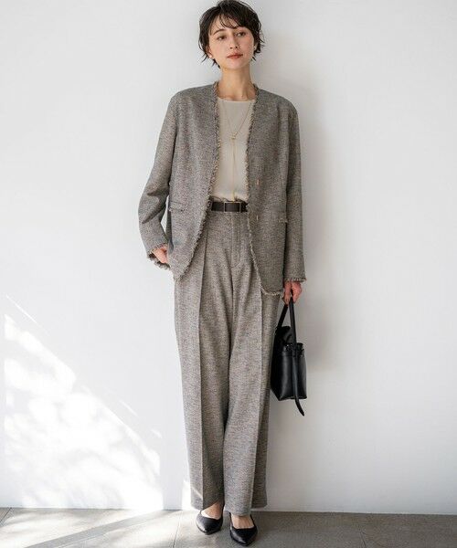 23区 / ニジュウサンク シャツ・ブラウス | カフスボタン サテンTEEブラウス | 詳細16