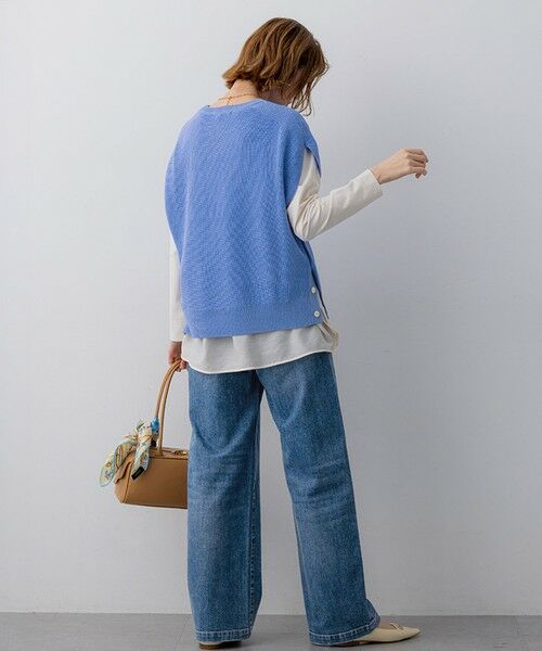 23区 / ニジュウサンク カットソー | ナチュラルコットンベア シアードッキング カットソー | 詳細14