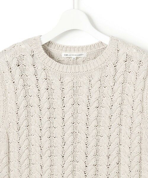 23区 / ニジュウサンク ベスト | ケーブル ニットベスト | 詳細5