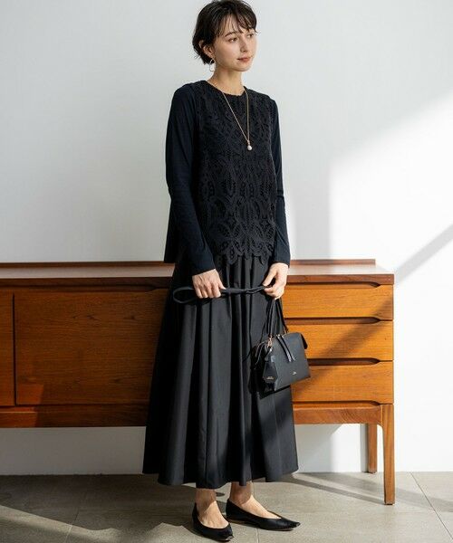 23区 / ニジュウサンク ベスト | エンブロイダリーレース ニットベスト | 詳細22