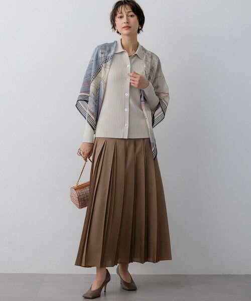 23区 / ニジュウサンク カーディガン・ボレロ | ワイドリブ ポロニット カーディガン | 詳細7