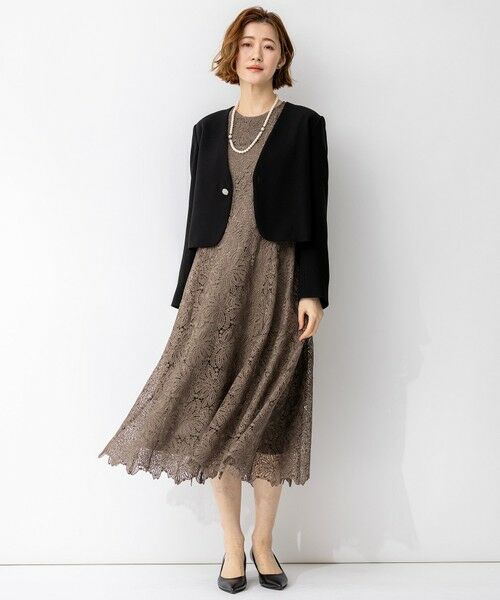 23区 / ニジュウサンク ドレス | 【APPLAUDIR】Brocheリボンブーケレース ドレス | 詳細4