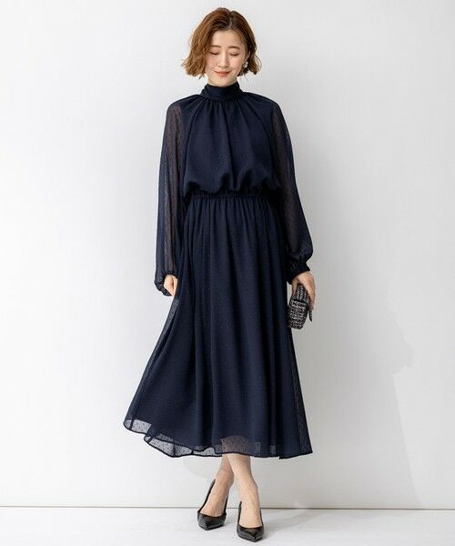 23区 / ニジュウサンク ドレス | 【APPLAUDIR】ドットクレープシフォン ドレス | 詳細6