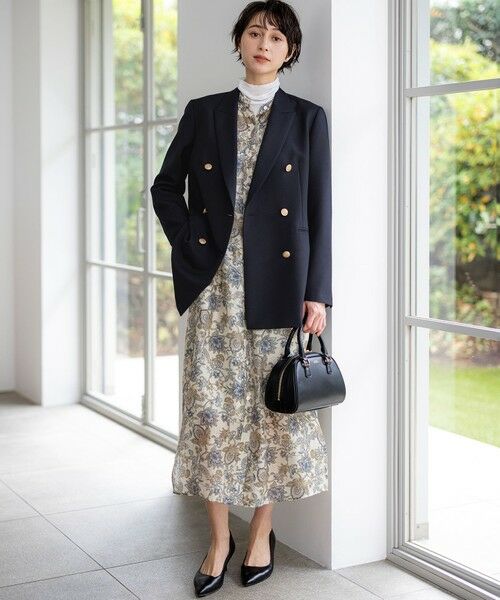 23区 / ニジュウサンク ロング・マキシ丈ワンピース | 【先行予約】Ericaキャラコ  ペイズリープリント シャツワンピース | 詳細5