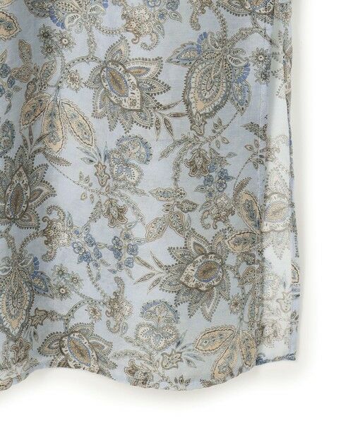 23区 / ニジュウサンク ロング・マキシ丈ワンピース | 【先行予約】Ericaキャラコ  ペイズリープリント シャツワンピース | 詳細12