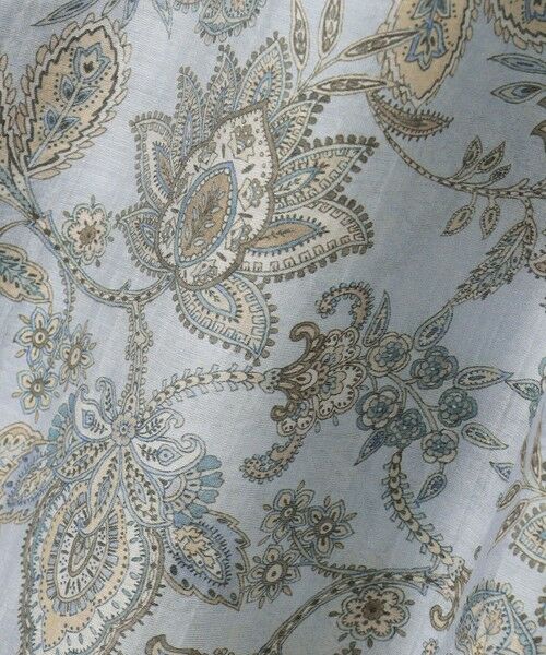 23区 / ニジュウサンク ロング・マキシ丈ワンピース | 【先行予約】Ericaキャラコ  ペイズリープリント シャツワンピース | 詳細15