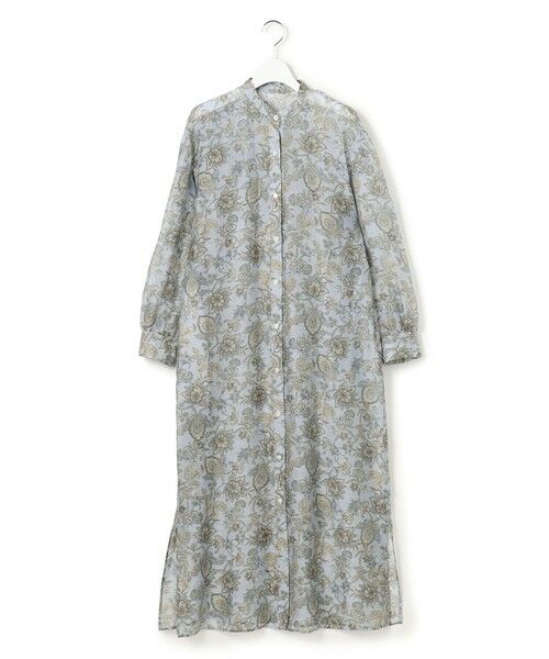 23区 / ニジュウサンク ロング・マキシ丈ワンピース | 【先行予約】Ericaキャラコ  ペイズリープリント シャツワンピース | 詳細8