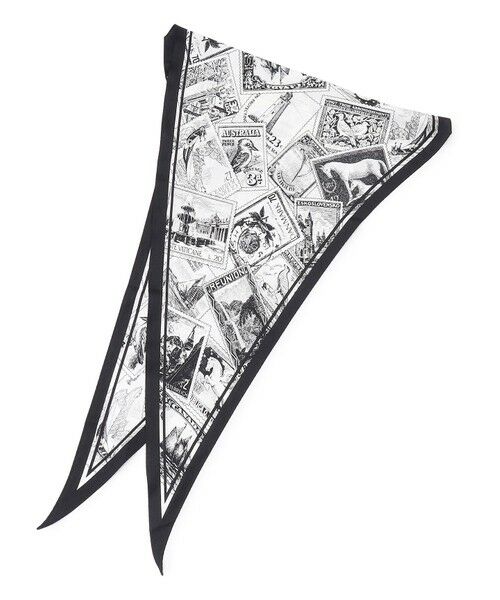 23区 / ニジュウサンク バンダナ・スカーフ | スタンプ柄 シルク ダイヤ スカーフ | 詳細16