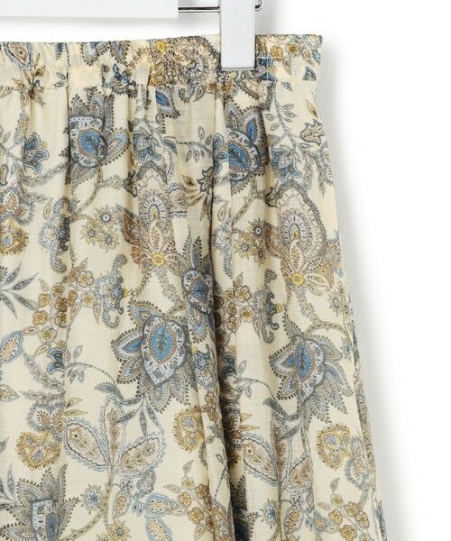 23区 / ニジュウサンク ミニ・ひざ丈スカート | Ericaキャラコ ペイズリープリント フレア スカート | 詳細9