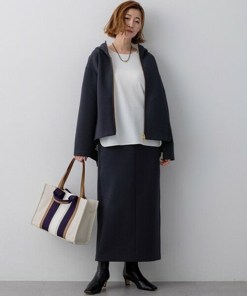 23区 / ニジュウサンク ミニ・ひざ丈スカート | コットンダンボール スカート | 詳細18