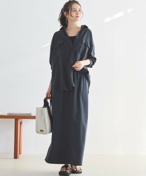 23区 / ニジュウサンク シャツ・ブラウス | 【SLOW/一部店舗限定】ガーメントツイル 2WAY シャツ | 詳細12