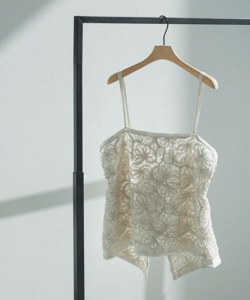23区 / ニジュウサンク シャツ・ブラウス | リボンエンブロイダリー キャミソール | 詳細24