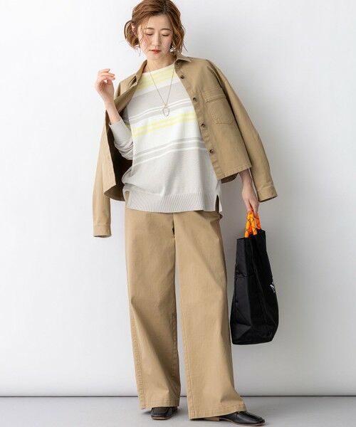 23区 / ニジュウサンク シャツ・ブラウス | 【Oggi掲載】ストレッチギャバ チノ ショート シャツジャケット | 詳細10