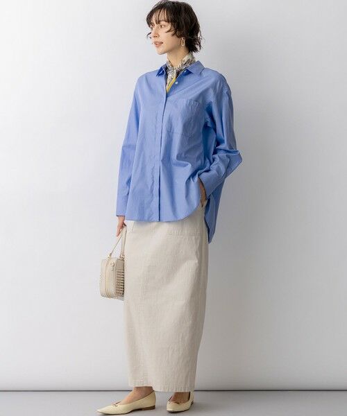 23区 / ニジュウサンク シャツ・ブラウス | 【Oggi掲載・見上愛さん着用】CANCLINI シャーティング ルーズフィットシャツ | 詳細11