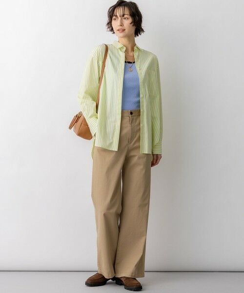 23区 / ニジュウサンク シャツ・ブラウス | 【Oggi掲載・見上愛さん着用】CANCLINI シャーティング ルーズフィットシャツ | 詳細19