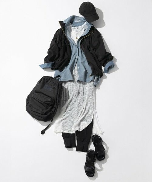 23区 / ニジュウサンク その他アウター | 2WAY ストレッチタフタ ボリュームスリーブブルゾン | 詳細8