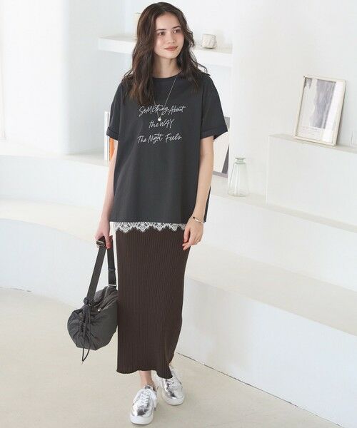 23区 / ニジュウサンク カットソー | 【SLOW/一部店舗限定】ヴィンテージライク ロゴ Tシャツ | 詳細7