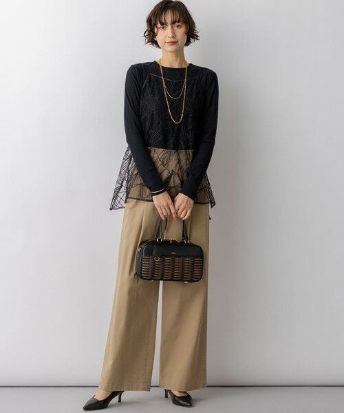 23区 / ニジュウサンク キャミソール・チューブトップ | 刺繍レース キャミソール | 詳細14