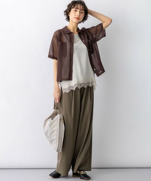 23区 / ニジュウサンク キャミソール・チューブトップ | サテンレースキャミソール | 詳細27