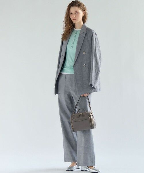 23区 / ニジュウサンク カットソー | 【見上愛さん着用】シアーフライス レイヤード ロンTEE | 詳細9