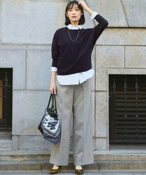 23区 / ニジュウサンク ニット・セーター | ネオコンフォートストレッチ ドルマン ニット | 詳細21