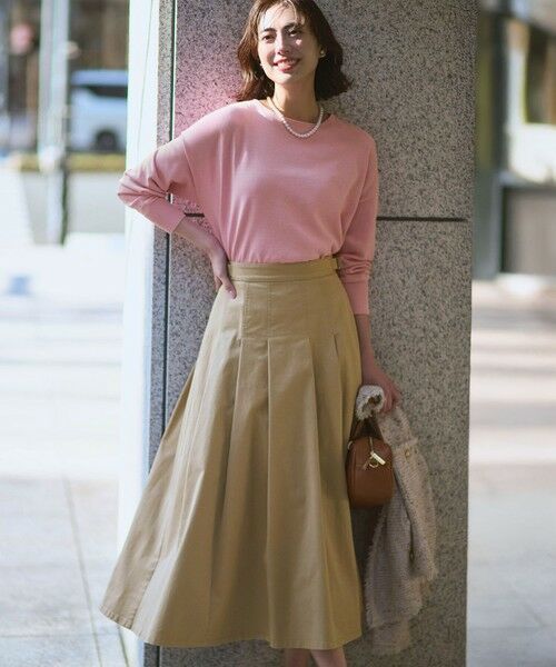 23区 / ニジュウサンク ニット・セーター | コットンポリエステルストレッチ オーバーサイズ ニット | 詳細1