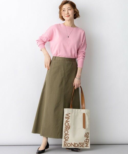 23区 / ニジュウサンク ニット・セーター | コットンポリエステルストレッチ オーバーサイズ ニット | 詳細4