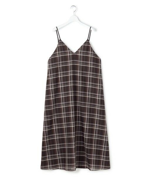 23区 / ニジュウサンク ロング・マキシ丈ワンピース | 【先行予約/見上愛さん着用】ハイツイストシアーチェック キャミソールワンピース | 詳細11