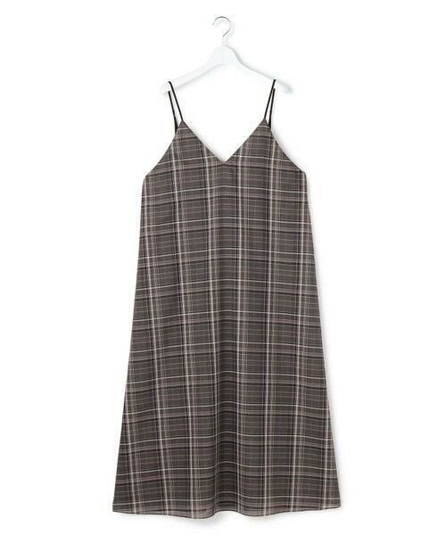 23区 / ニジュウサンク ロング・マキシ丈ワンピース | 【見上愛さん着用】ハイツイストシアーチェック キャミソールワンピース | 詳細16