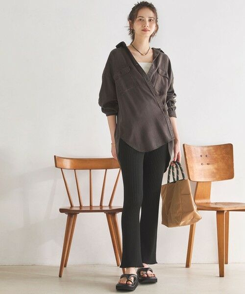 23区 / ニジュウサンク その他パンツ | 【SLOW/一部店舗限定】ホールガーメント リブニット パンツ | 詳細1