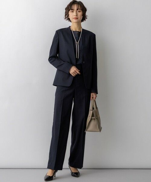 23区 / ニジュウサンク その他パンツ | アイアスマットストレッチ ワイド パンツ | 詳細8