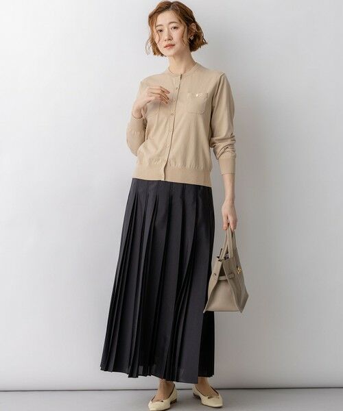 23区 / ニジュウサンク ロング・マキシ丈スカート | グロッシープリーツ ロングスカート | 詳細4