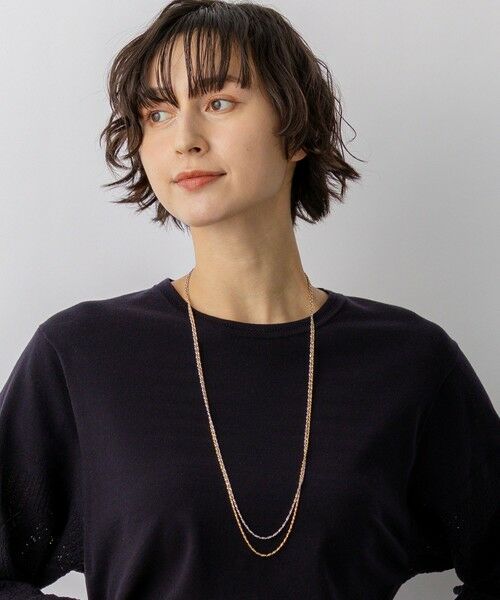 23区 / ニジュウサンク ネックレス・ペンダント・チョーカー | 3WAY ミックスカラー チェーン ネックレス（ゴールド系）