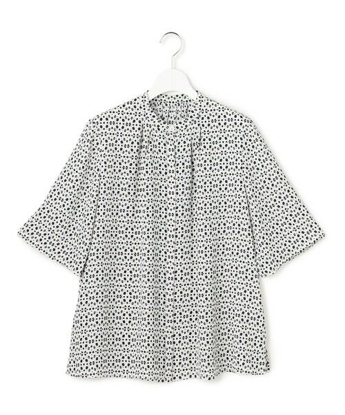 23区 / ニジュウサンク シャツ・ブラウス | カレイドスコーププリント バンドカラー ブラウス | 詳細3