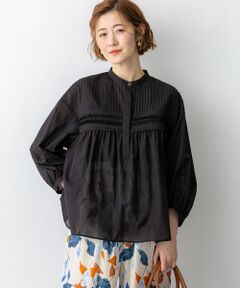 23区 / ニジュウサンク シャツ・ブラウス | コットンボイル ピンタック ブラウス