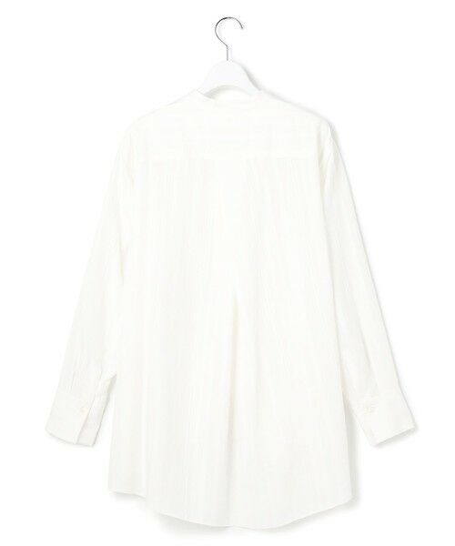 23区 / ニジュウサンク シャツ・ブラウス | ドビーストライプ バックタック フレアブラウス | 詳細10