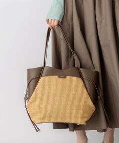 23区 / ニジュウサンク トートバッグ | ペーパーライクコンビ トートバッグ (M)