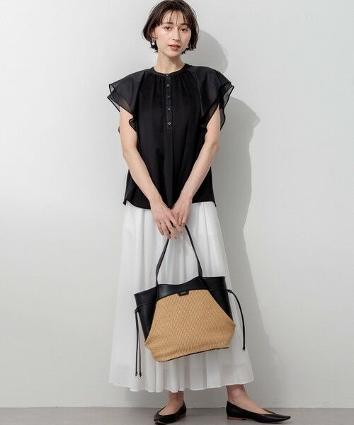 23区 / ニジュウサンク トートバッグ | ペーパーライクコンビ トートバッグ (M) | 詳細9