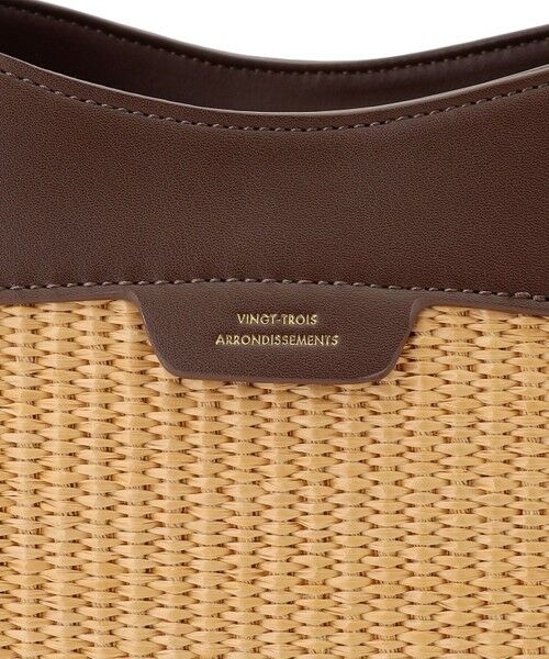 23区 / ニジュウサンク トートバッグ | ペーパーライクコンビ トートバッグ (M) | 詳細25