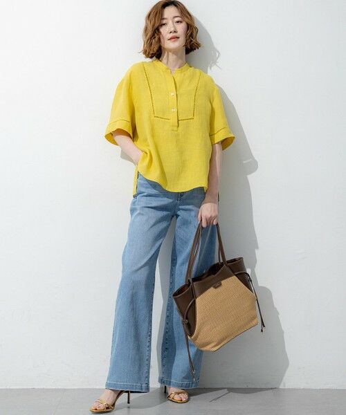 23区 / ニジュウサンク トートバッグ | ペーパーライクコンビ トートバッグ (M) | 詳細8