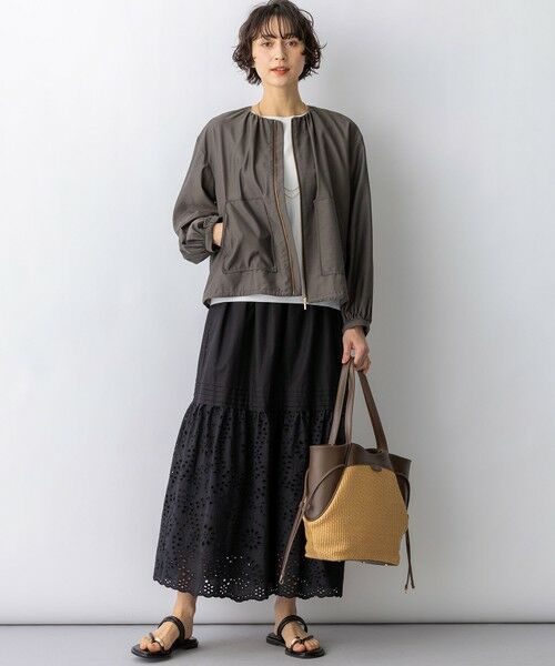 23区 / ニジュウサンク トートバッグ | ペーパーライクコンビ トートバッグ (M) | 詳細11