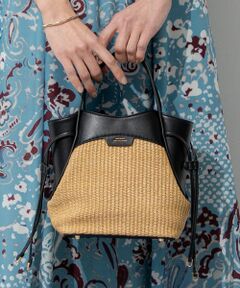 23区 / ニジュウサンク ショルダーバッグ | 【見上愛さん着用】ペーパーライクコンビ ショルダーバッグ (S)