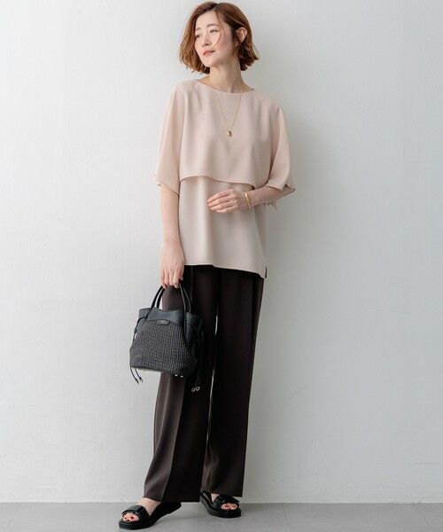 23区 / ニジュウサンク ショルダーバッグ | 【見上愛さん着用】ペーパーライクコンビ ショルダーバッグ (S) | 詳細5