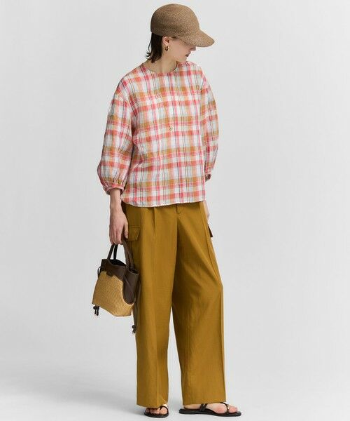 23区 / ニジュウサンク ショルダーバッグ | 【見上愛さん着用】ペーパーライクコンビ ショルダーバッグ (S) | 詳細30