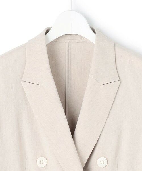 23区 / ニジュウサンク その他アウター | 【CanCam掲載】リネンレーヨンストレッチ ダブルジャケット | 詳細8