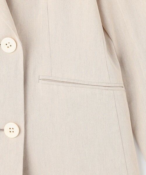 23区 / ニジュウサンク その他アウター | 【CanCam掲載】リネンレーヨンストレッチ ダブルジャケット | 詳細10